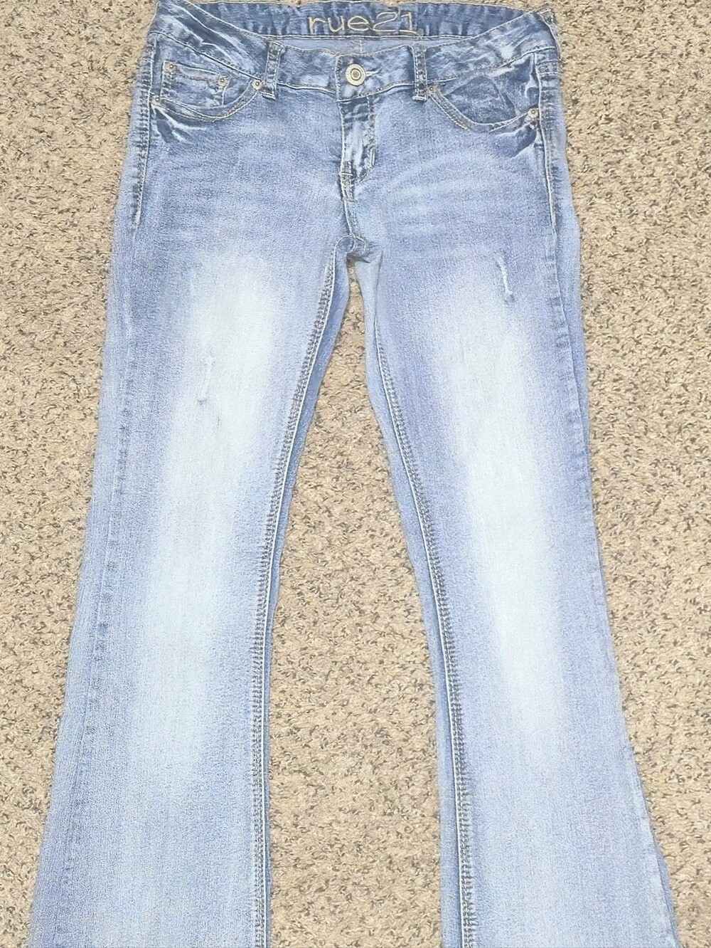 Light Wash Rue21 Women's Bootcut Jeans - Light Blue